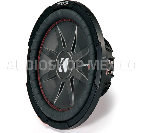 Subwoofer Plano Kicker CWRT122 1000 Watts 12 Pulgadas Doble Bobina ...
