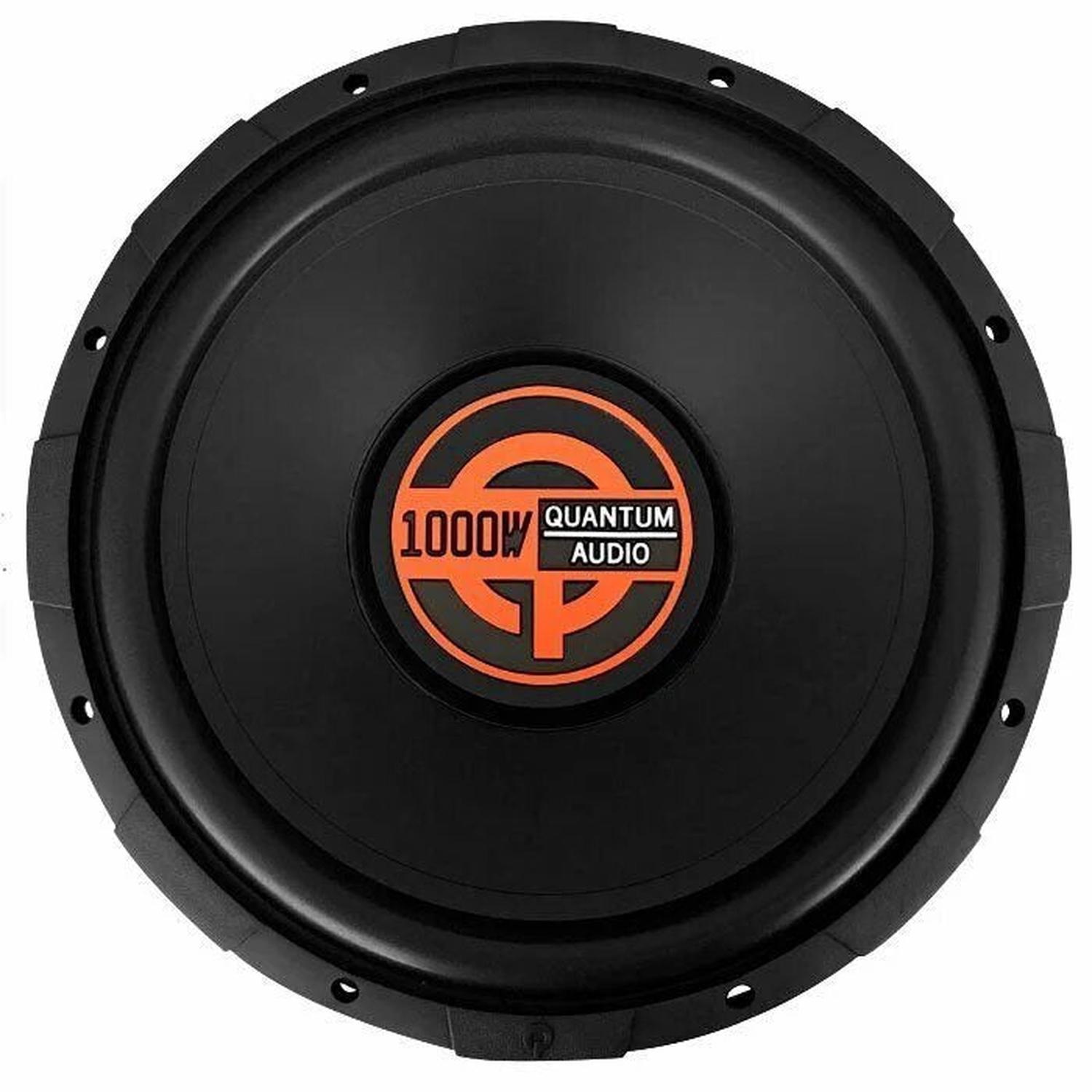 Subwoofer Potente Doble Bobina Quantum Audio Q1000/12D4 1000 Watts 12 Pulgadas 4 Ohms - Audioshop México lo mejor en Car Audio en México -  Quantum Audio