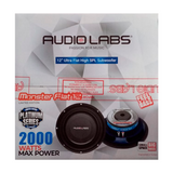 Subwoofer Ultra Plano SPL Audio Labs MONSTER FLAT 12 2000 Watts 12 Pulgadas 2 + 2 Ohms 700 Watts RMS - Audioshop México lo mejor en Car Audio en México -  Audio Labs