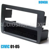 Frente Base Autoestéreo 1 DIN HF Audio HF-0810 Honda Civic Versión Todas 2001-2005