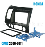 Frente Base Autoestéreo 2 DIN HF Audio HF-0812DD Honda Civic 2006-2011