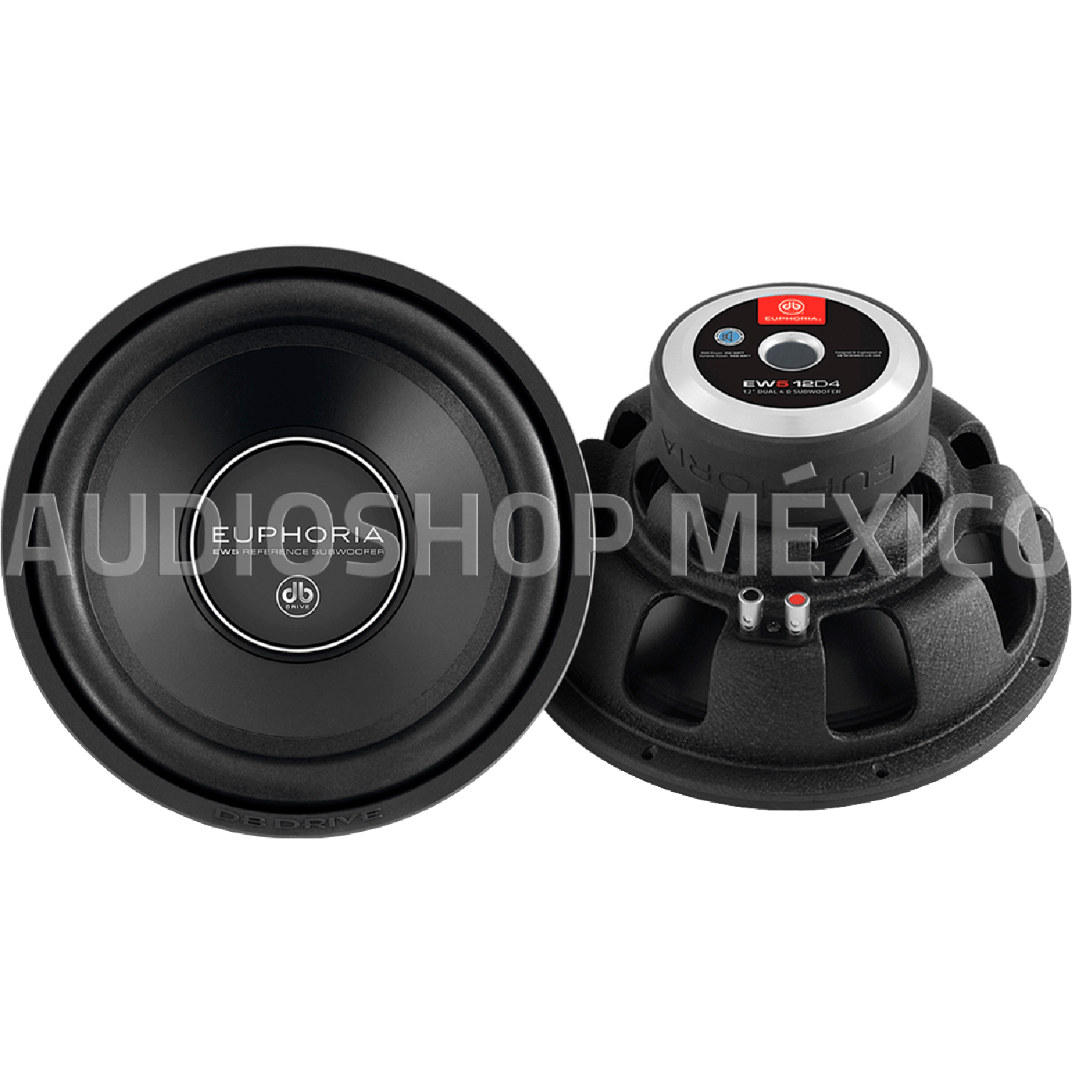 Subwoofer Profesional Euphoria EW5 12D4 de 12 Pulgadas 1000 Watts 4 Ohms 350 Watts RMS Doble Bobina - Audioshop México lo mejor en Car Audio en México -  Euphoria Audio
