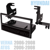 Base Frente Estéreo 1 DIN HF Audio HF-0680 Hyundai Atos 2006-2008