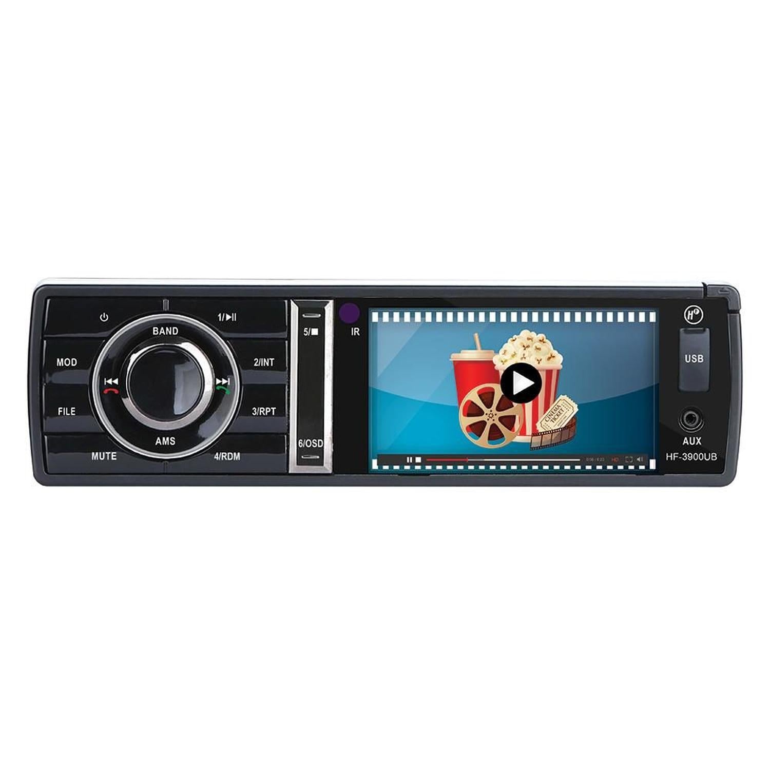 Autoestéreo Pantalla 1 DIN HF Audio HF-3900UB 50wx4 Bluetooth/USB/SD - Audioshop México lo mejor en Car Audio en México -  HF Audio