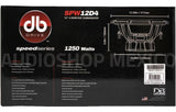 Subwoofer DB Drive SPW12D4 12 PLG 1250W Speed Series - Audioshop México lo mejor en Car Audio en México -  DB Drive