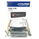 Autoestéreo Receptor 1 DIN Alpine CDE-170 con CD, USB, AUX, MP3 y RCA - Audioshop México lo mejor en Car Audio en México -  Alpine