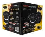 Subwoofer Profesional SPL Open Show Rock Series RKS-UL6504OS 900 Watts 6.5 Pulgadas 4 Ohms Doble Bob - Audioshop México lo mejor en Car Audio en México -  Rock Series