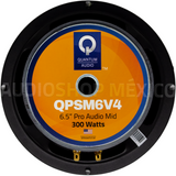 Par de Medios Rangos Quantum Audio QPSM6v4 300 Watts 6.5 Pulgadas 4 Ohms 175W RMS - Audioshop México lo mejor en Car Audio en México -  Quantum Audio