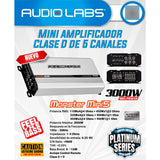 Amplificador Mini 5 Canales Audio Labs MONSTERMINI5 3000 Watts Clase D - Audioshop México lo mejor en Car Audio en México -  Audio Labs