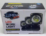 3 Faros LED Cuadrados para Jeep RZR Todoterreno Lumen ATV-5013 2 Flood + 1 Spot 10 Watts 6000k - Audioshop México lo mejor en Car Audio en México -  Lumen