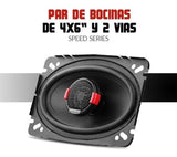 Bocinas Coaxiales DB Drive Speed Series S46 4x6 PLG 160W - Audioshop México lo mejor en Car Audio en México -  DB Drive