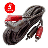 Cable RCA Rock Series RKS-30RCAX5 3 metros de largo (Bolsa con 5 piezas)