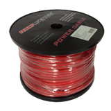 Rollo de Cable para Bocinas Rock Series PC876RD Calibre 8 AWG 76 metros Color Rojo Libre de Oxígeno