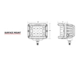 Par Faros RIGID 262313 D-SS PRO Driving UTV RZR Offroad