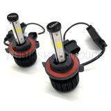 Kit Led Carbon 55 Watts CARLED H4 9007 H13 H/L Alta/baja H1 H3 9005 9006 H7 H11 4 Caras 6000K Blanco - Audioshop México lo mejor en Car Audio en México -  Carbon LED