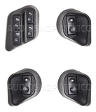 Kit Vidrios Eléctricos 4 Puertas Con Switch Extreme ACKIVI4