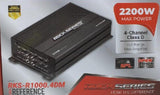Mini Amplificador Full-Range 4 Canales Rock Series RKS-R1000.4DM 2200 W Clase D Open Show - Audioshop México lo mejor en Car Audio en México -  Rock Series