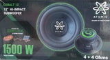 Subwoofer Doble Bobina Atomic Audio COBALT12 1500 Watts 12 Pulgadas 4 Ohms 750 Watts RMS High SPL y - Audioshop México lo mejor en Car Audio en México -  Atomic Audio