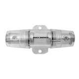 Portafusible Plateado Rock Series AG48PL Calibre 4 y 8 Fuse Holder (Venta individual) - Audioshop México lo mejor en Car Audio en México -  Rock Series
