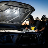 Kit LED KC HiLiTES 355 Cyclone V2 2 Luces Bajo Cofre IP68, imagen 3