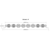 Barra LED Rigid 36308 360 Connect Can Am RZR 40 PLG 200W