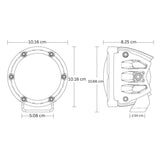 Faros LED Rigid 36402 360 Series PRO 4 PLG Spot RGBW