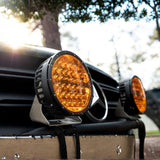 Luz Led Rigid Industries 36522 9 PLG Spot Amber Pro