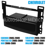 Frente Base Autoestéreo 1 DIN HF Audio HF-0410 Chevrolet Equinox 2005-2009