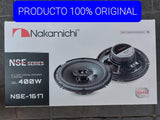 Bocinas Coaxiales Nakamichi NSE-1617 400 Watts 6.5 Pulgadas 4 Ohms 4 Vías NSE Series - Audioshop México lo mejor en Car Audio en México -  Nakamichi