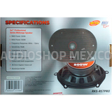 Medio Rango Profesional Rock Series RKS-R57PRO 500 Watts 5×7″ 4 Ohms 250 Watts RMS (Venta individual - Audioshop México lo mejor en Car Audio en México -  Rock Series