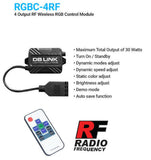 Adaptador de Luz Inalámbrico para RGB DB Link RGBC-4RF Incluye Control remoto - Audioshop México lo mejor en Car Audio en México -  DB Link