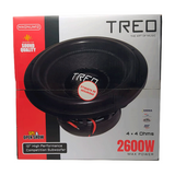 Subwoofer de Alto Rendimiento Doble Bobina Treo MAGNUM12 2600 Watts 12 Pulgadas 4 + 4 Ohms DVC - Audioshop México lo mejor en Car Audio en México -  Treo