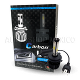 Kit Led Carbon 55 Watts CARLED H4 9007 H13 H/L Alta/baja H1 H3 9005 9006 H7 H11 4 Caras 6000K Blanco - Audioshop México lo mejor en Car Audio en México -  Carbon LED