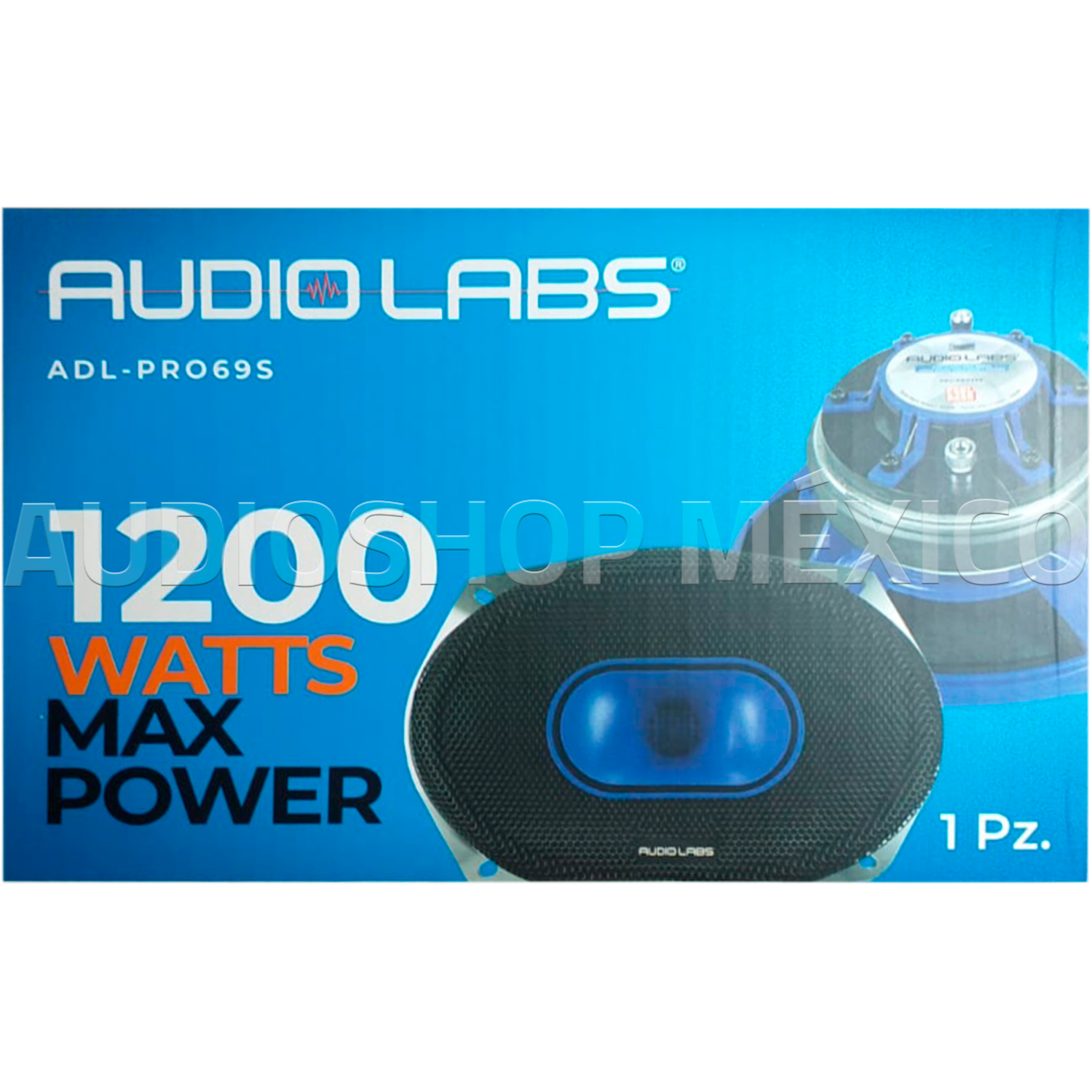 Par de Medios Rangos + Driver Audio Labs ADL-PRO69S 280/560W 6x9 Pulgadas 4 Ohms Open Show (Venta po - Audioshop México lo mejor en Car Audio en México -  Audio Labs