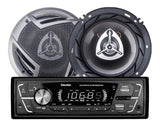 Paquete Coustic CO-PK300 Estéreo 1 DIN + 2 Bocinas 6 PLG BLTH 250W - Audioshop México lo mejor en Car Audio en México -  Coustic