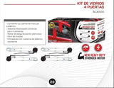 Kit Vidrios Eléctricos 4 Puertas Con Switch Extreme ACKIVI4