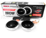 Par de Tweeters de Titanio Rock Series RKS-TW1SQ 150 Watts 2 Pulgadas 4 Ohms 20 Watts RMS Chasis de Aluminio Filtros Alta Calidad Performance Series - Audioshop México lo mejor en Car Audio en México -  Rock Series