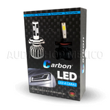 Kit Led Carbon 55 Watts CARLED H4 9007 H13 H/L Alta/baja H1 H3 9005 9006 H7 H11 4 Caras 6000K Blanco - Audioshop México lo mejor en Car Audio en México -  Carbon LED