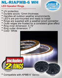 Anillos LED marinos para bocinas coaxiales Audiopipe NL-RIAPMB-6 WH 6 Pulgadas APMB Series Blanco - Audioshop México lo mejor en Car Audio en México -  Audiopipe