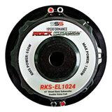 Subwoofer Doble Bobina Rock Series RKS-EL1024 350/700 Watts 10 Pulgadas 4 Ohms DVC - Audioshop México lo mejor en Car Audio en México -  Rock Series