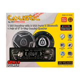 Paquete Coustic CO-PK300 Estéreo 1 DIN + 2 Bocinas 6 PLG BLTH 250W - Audioshop México lo mejor en Car Audio en México -  Coustic