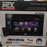 Pantalla Digital 2 DIN 6.2 Pulgadas Touch MTX Audio MTX-580ML Bluetooth USB DVD CD y Control remoto