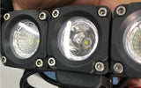 3 Faros LED Cuadrados para Jeep RZR Todoterreno Lumen ATV-5013 2 Flood + 1 Spot 10 Watts 6000k - Audioshop México lo mejor en Car Audio en México -  Lumen