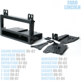 Frente Base Autoestéreo 1 DIN HF Audio HF-0550N Ford Grand Marquis 1995-2002