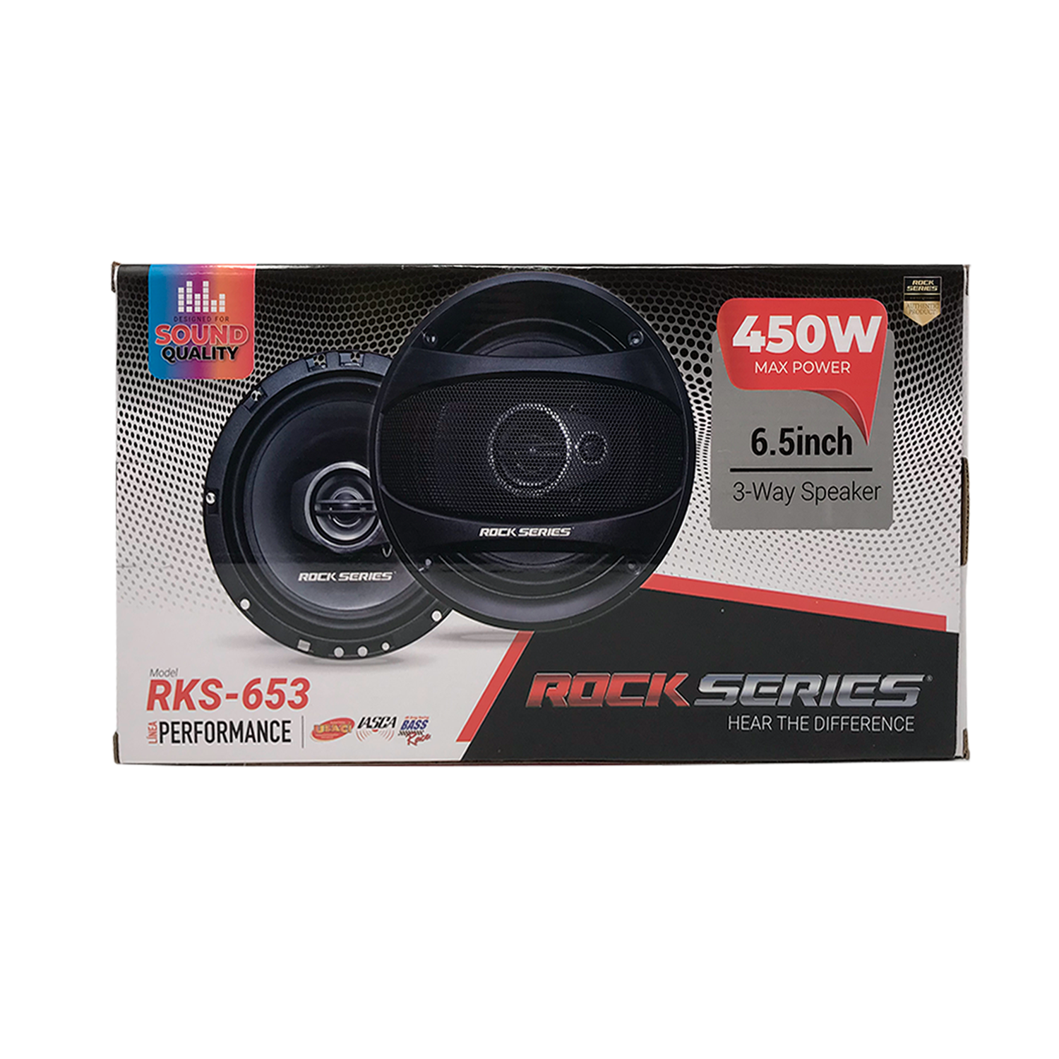 Bocinas Coaxiales Rock Series RKS-653 450 Watts 6.5 Pulgadas 4 Ohms 45 Watts RMS 3 Vías Performance - Audioshop México lo mejor en Car Audio en México -  Rock Series