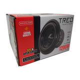 Subwoofer de Alto Rendimiento Doble Bobina Treo MAGNUM8 1200 Watts 8 Pulgadas 4 + 4 Ohms DVC - Audioshop México lo mejor en Car Audio en México -  Treo