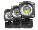 3 Faros LED Cuadrados para Jeep RZR Lumen ATV-5013