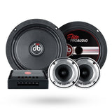 Set de Medios Rangos DB Drive P7 6K 500 Watts 6.5 Pulgadas