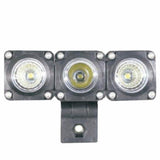 3 Faros LED Cuadrados para Jeep RZR Lumen ATV-5013