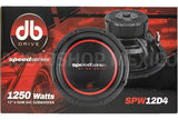 Subwoofer DB Drive SPW12D4 12 PLG 1250W Speed Series - Audioshop México lo mejor en Car Audio en México -  DB Drive